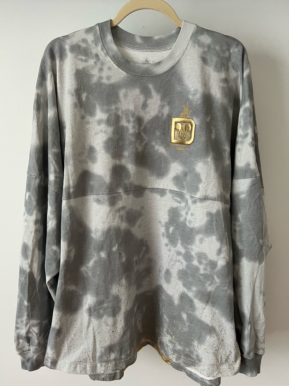Disney/Walt Disney Original MerchandiseTie-Dye Crewneck Sweater with Gold XXL